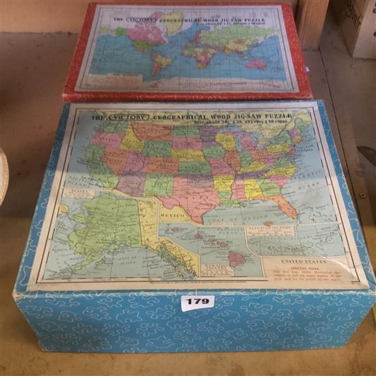 Pair map jigsaws